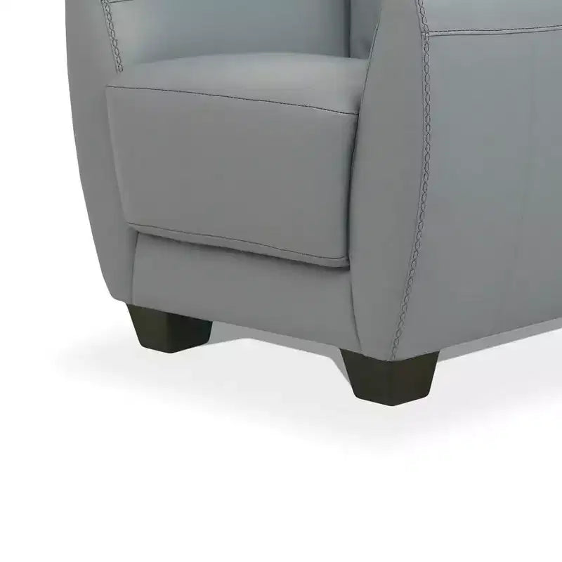 Fauteuil Valeria 33" en cuir vert - Acme Furniture : revêtement moderne en polyester, pieds carrés en bois