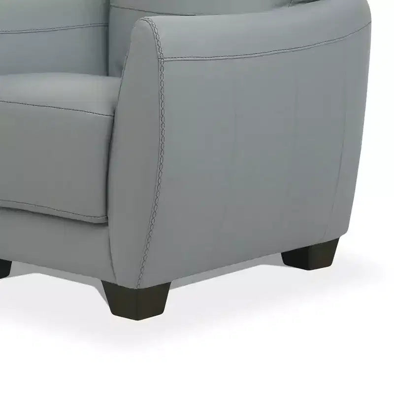 Fauteuil Valeria 33" en cuir vert - Acme Furniture : revêtement moderne en polyester, pieds carrés en bois