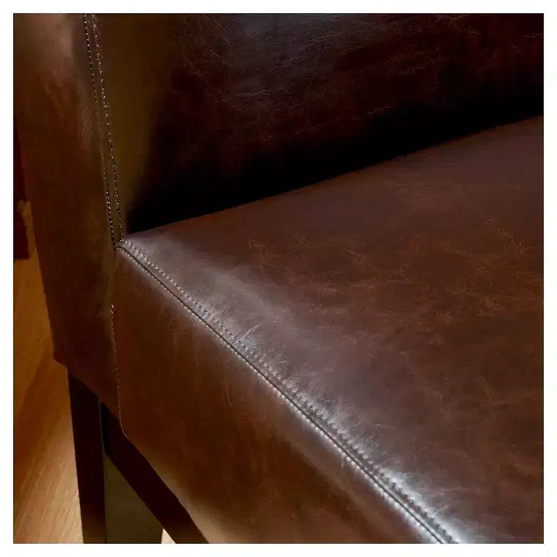 Darcy Slipper Chair Brown - Christopher Knight Home: Upholstered, Hardwood Frame, Spot Clean, 250lbs Capacity
