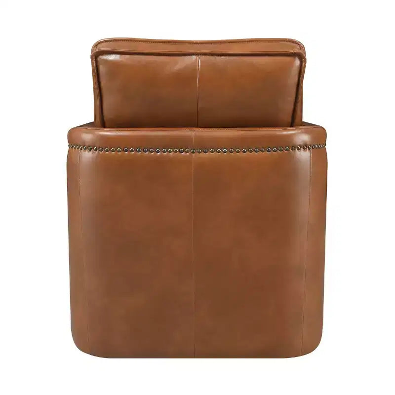 30" Rocha Swivel Accent Chair: No Assembly, Tufted - Acme Furniture