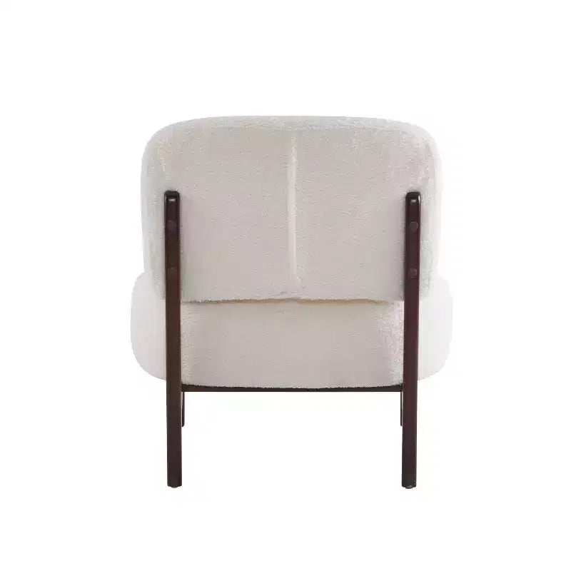 Christopher Knight Home Set of 2 Landon Modern Rubberwood Boucle Upholstered Accent Chairs