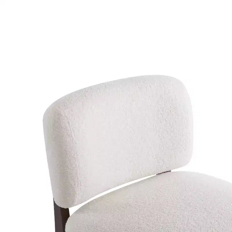 Christopher Knight Home Set of 2 Landon Modern Rubberwood Boucle Upholstered Accent Chairs