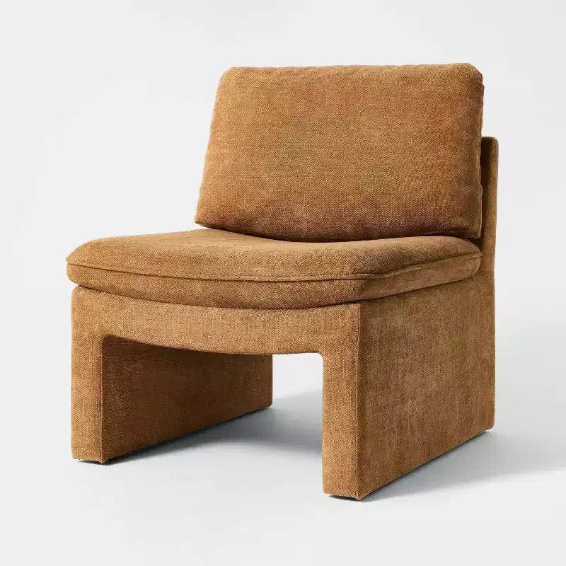 Saddle Seat Slipper Chair Camel - Threshold™ designed with Studio McGee