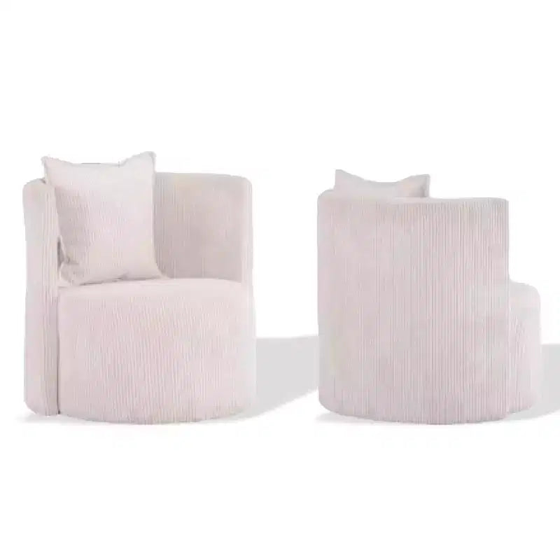 Brassex Penelope Accent Chair White