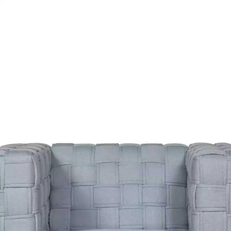 Acme Furniture Saree Accent Chair Light Teal Chenille/White Finish