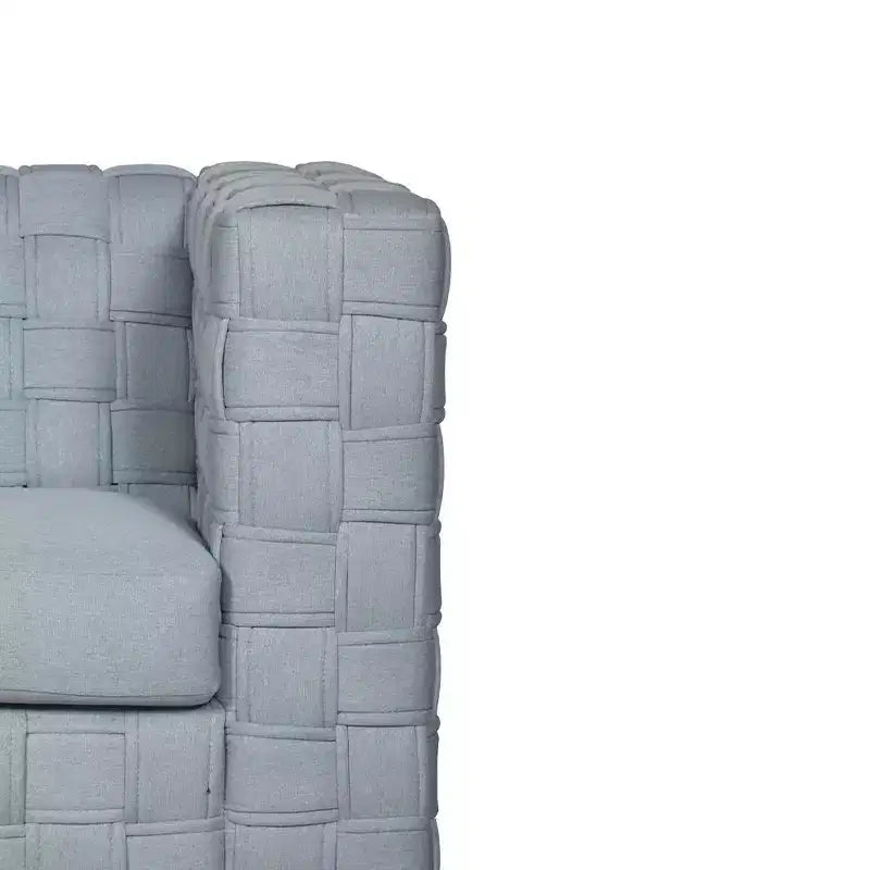 Acme Furniture Saree Accent Chair Light Teal Chenille/White Finish