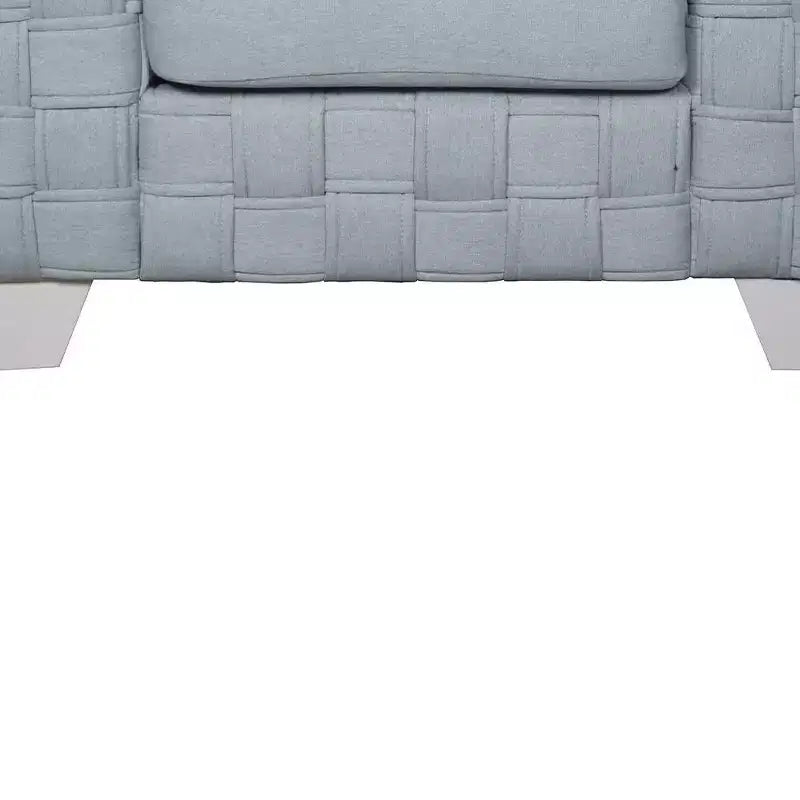 Acme Furniture Saree Accent Chair Light Teal Chenille/White Finish