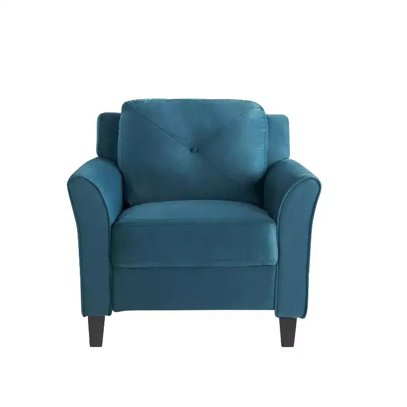 Lifestyle Solutions Harper Chair Blue Velvet