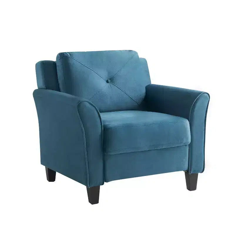 Lifestyle Solutions Harper Chair Blue Velvet