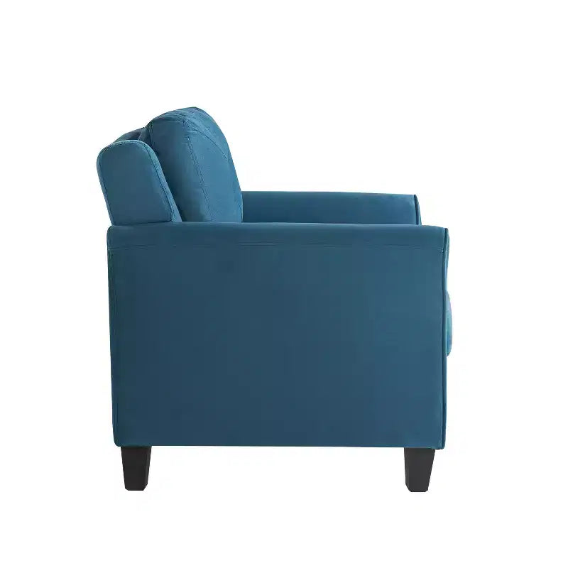 Lifestyle Solutions Harper Chair Blue Velvet