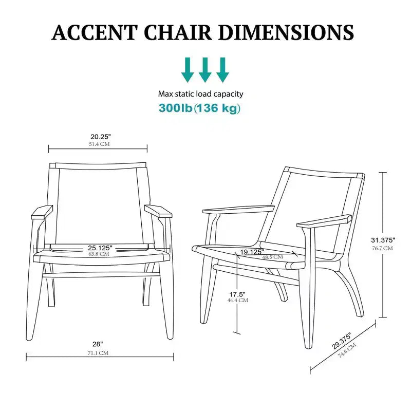 Daire Accent Chair Natural: Rattan Back, Mahogany Frame, Microfiber Seat - Madison Park