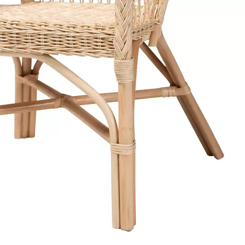 bali & pari Zaira Rattan Arm Chair Natural
