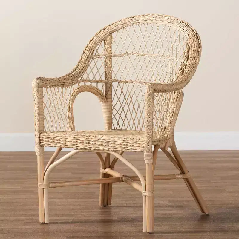 bali & pari Zaira Rattan Arm Chair Natural