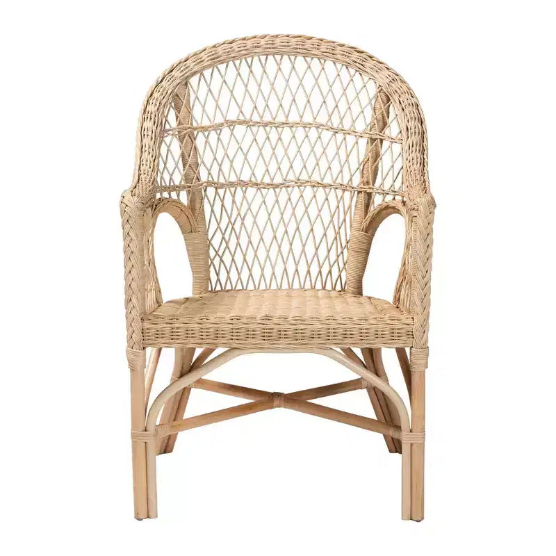 bali & pari Zaira Rattan Arm Chair Natural