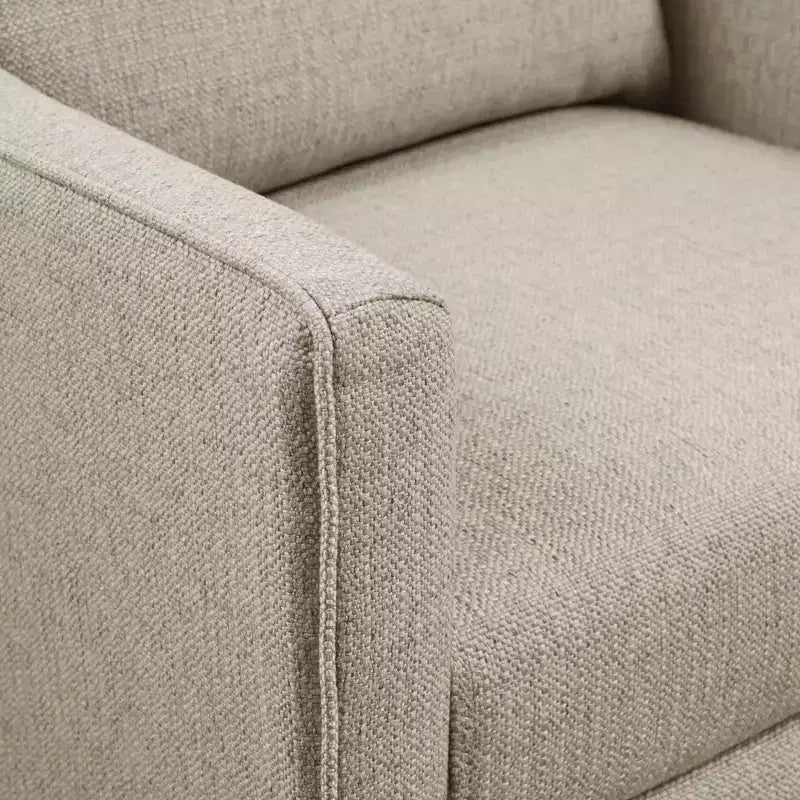 Martha Stewart Christian Swivel Armchair Natural