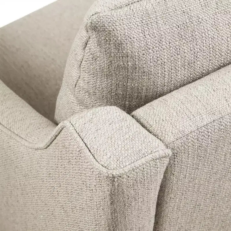 Martha Stewart Christian Swivel Armchair Natural