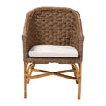 bali & pari Luis Seagrass and Rattan Arm Chair Natural Seagrass/Natural