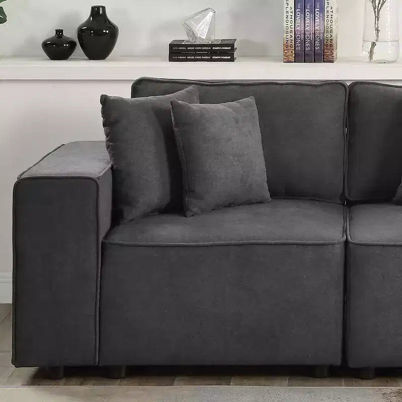28" Silvester Gray Fabric - Acme Furniture: Upholstered Accent Chair, Wood Frame, No Assembly Required