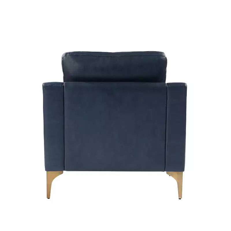 Serta Fuller Chair Navy Vegan Leather