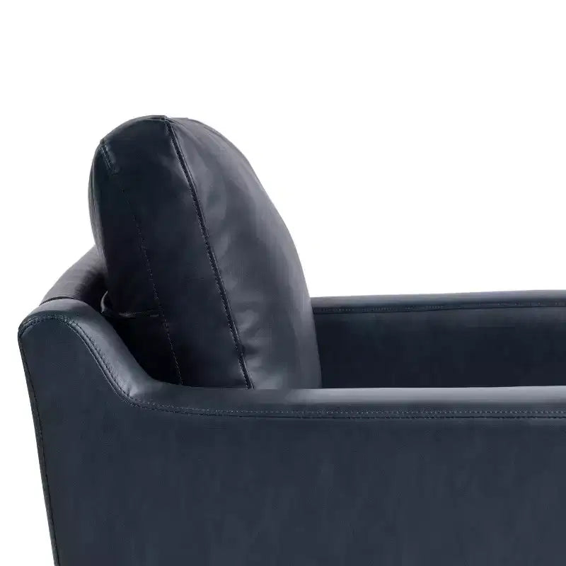 Serta Fuller Chair Navy Vegan Leather