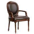 Comfort Pointe Bradford Leather Arm Chair Brown: Upholstered, Traditional Design, Wood Frame, Foam Fill
