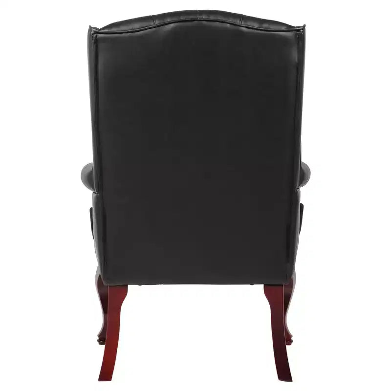 Wingback Traditional Guest Chair Black - Boss Office Products