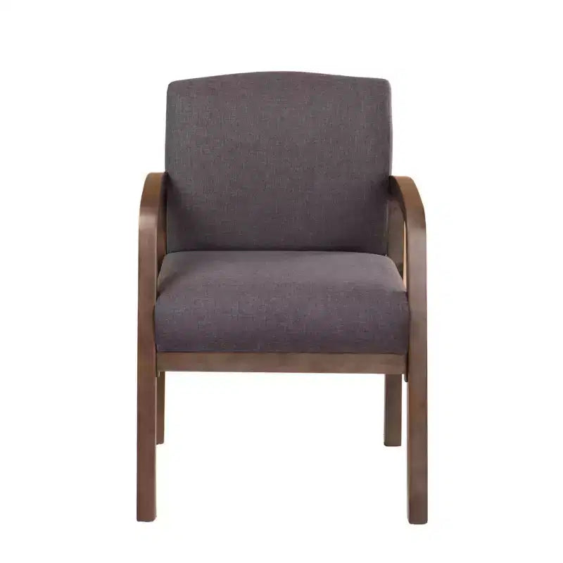 Chaise visiteur avec accoudoirs grise - Boss Office Products