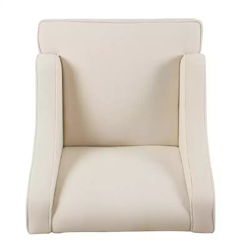 Classic Solid Swoop Arm Accent Chair - Homepop