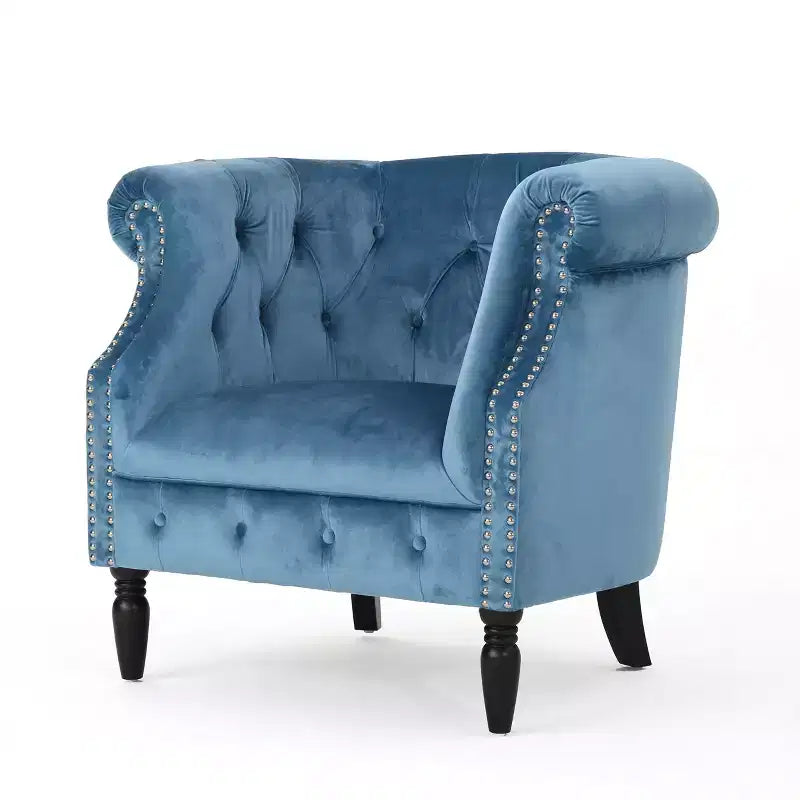 Akira New Velvet Club Chair - Christopher Knight Home
