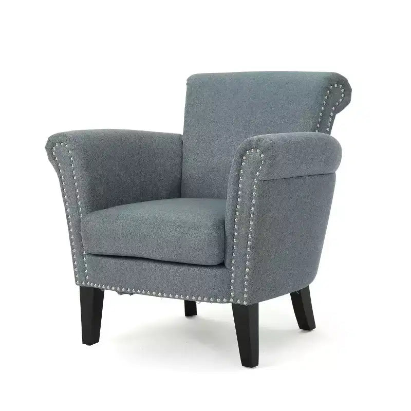 Brice Vintage Studded Club Chair - Christopher Knight Home