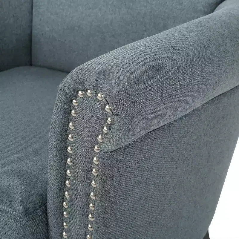 Brice Vintage Studded Club Chair - Christopher Knight Home
