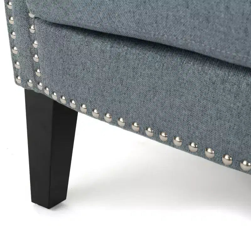 Brice Vintage Studded Club Chair - Christopher Knight Home