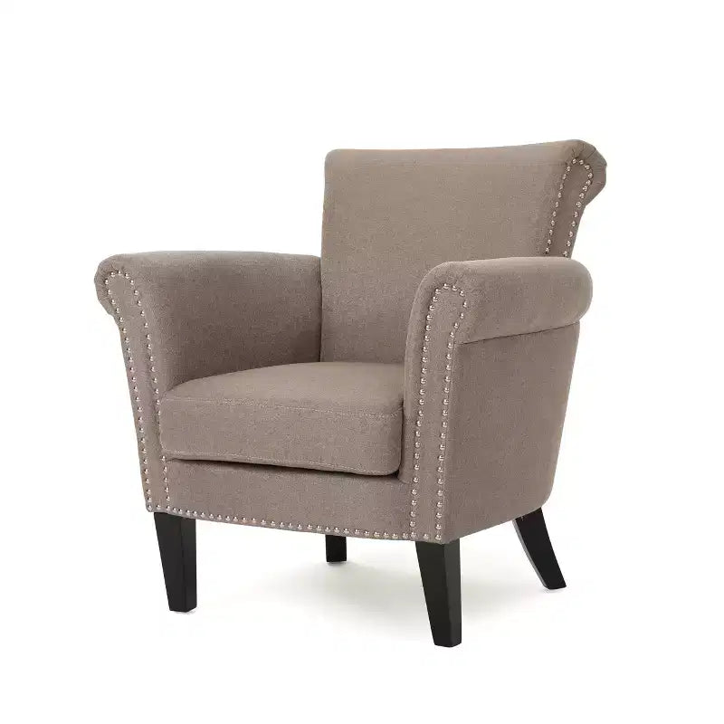 Brice Vintage Studded Club Chair - Christopher Knight Home