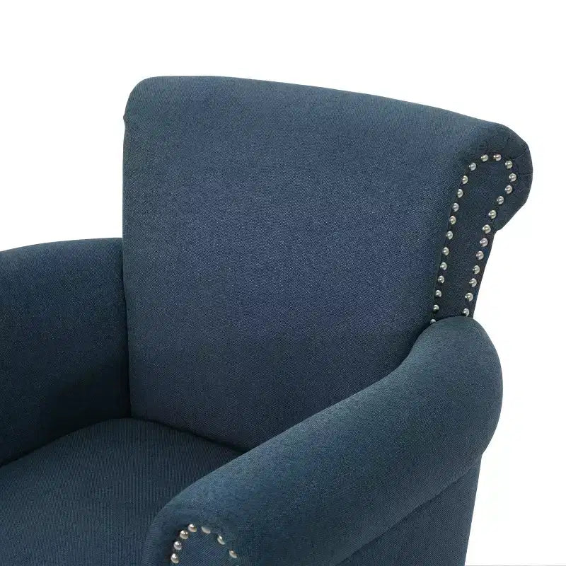 Brice Vintage Studded Club Chair - Christopher Knight Home