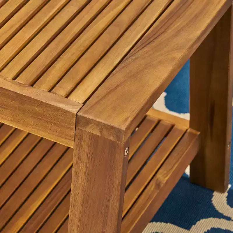 Ensemble de conversation d'extérieur 2 pièces en bois d'acacia Grenada - Christopher Knight Home