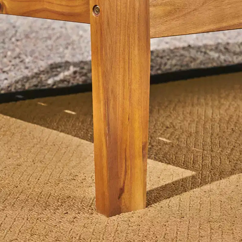 Ensemble de conversation d'extérieur 2 pièces en bois d'acacia Grenada - Christopher Knight Home