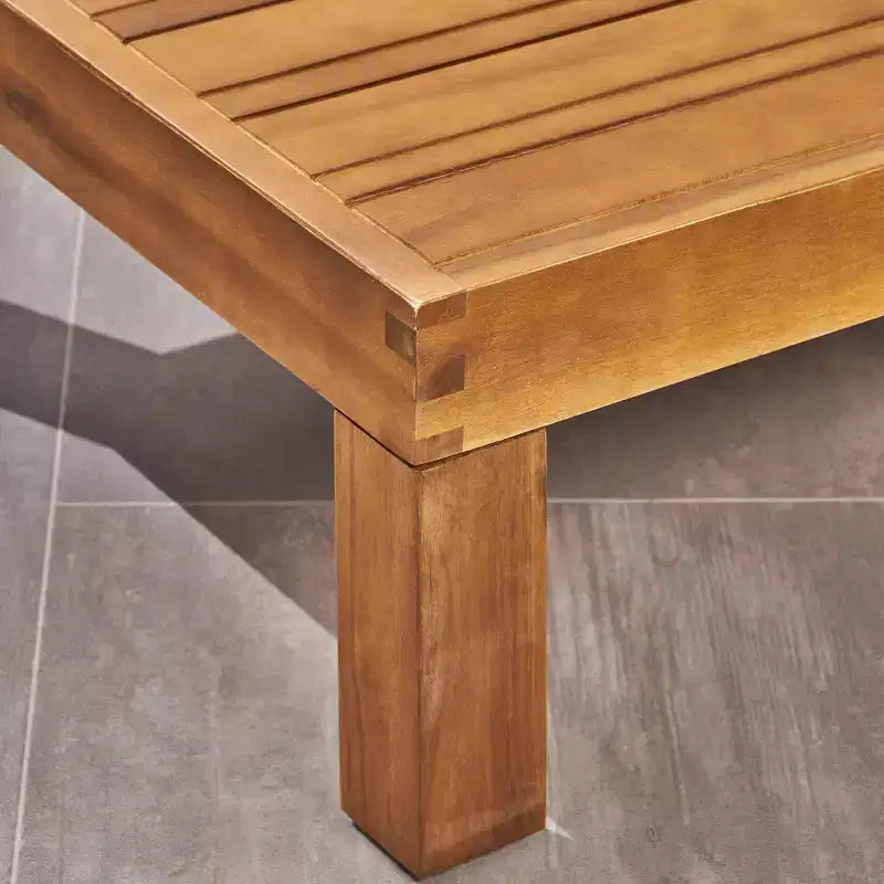 Ensemble de conversation Alcove 5 pièces en bois d'acacia - Christopher Knight Home