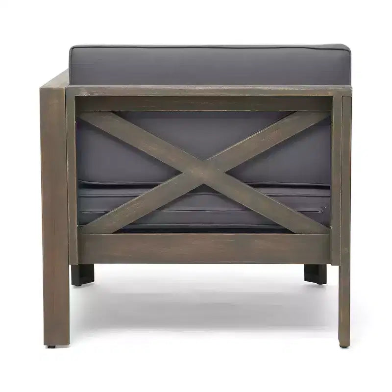 Ensemble de conversation Alcove 5 pièces en bois d'acacia - Christopher Knight Home