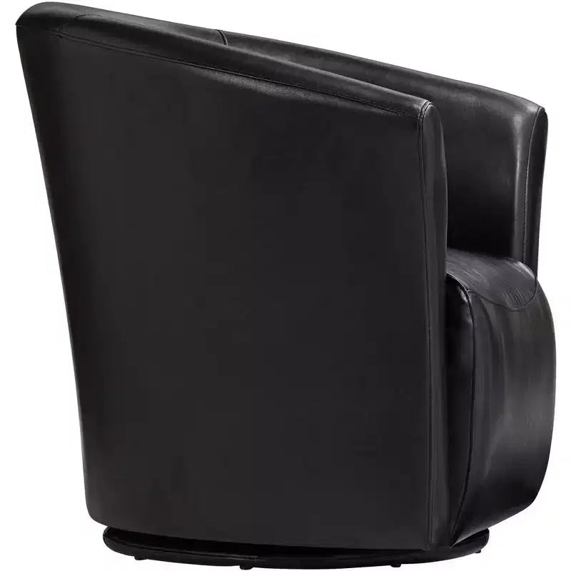 Fauteuil Club Pivotant Elements Rocket 31 Large Rivera Black