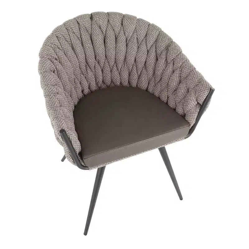 Braided Matisse Contemporary Chair - LumiSource