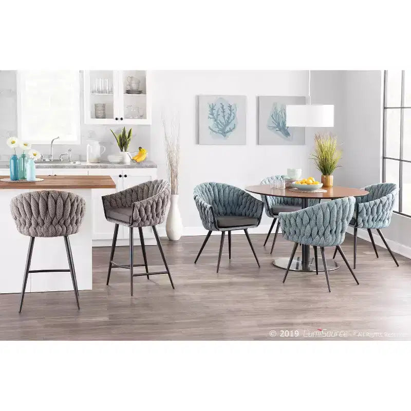 Braided Matisse Contemporary Chair - LumiSource