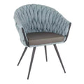 Braided Matisse Contemporary Chair - LumiSource