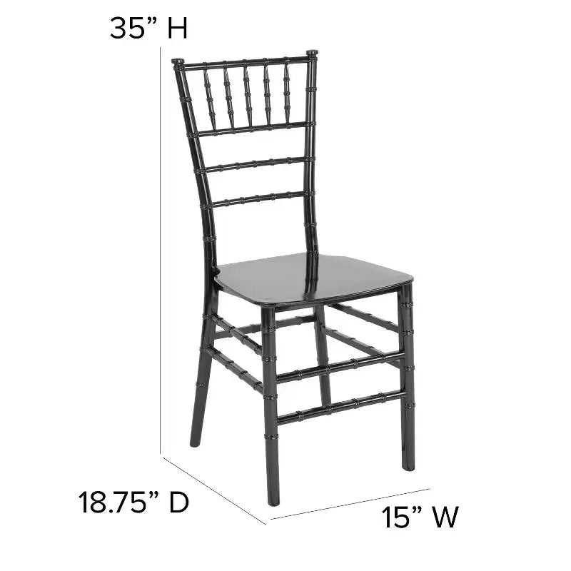 Flash Furniture HERCULES Series Resin Stackable Chiavari Chair