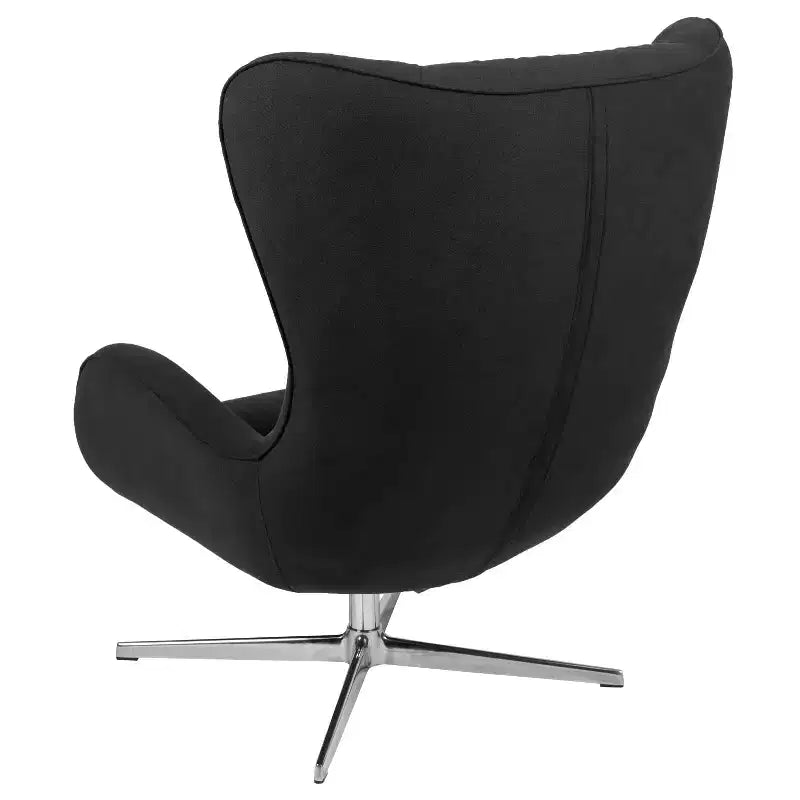 Fauteuil d'appoint rétro pivotant Emma and Oliver Home and Office