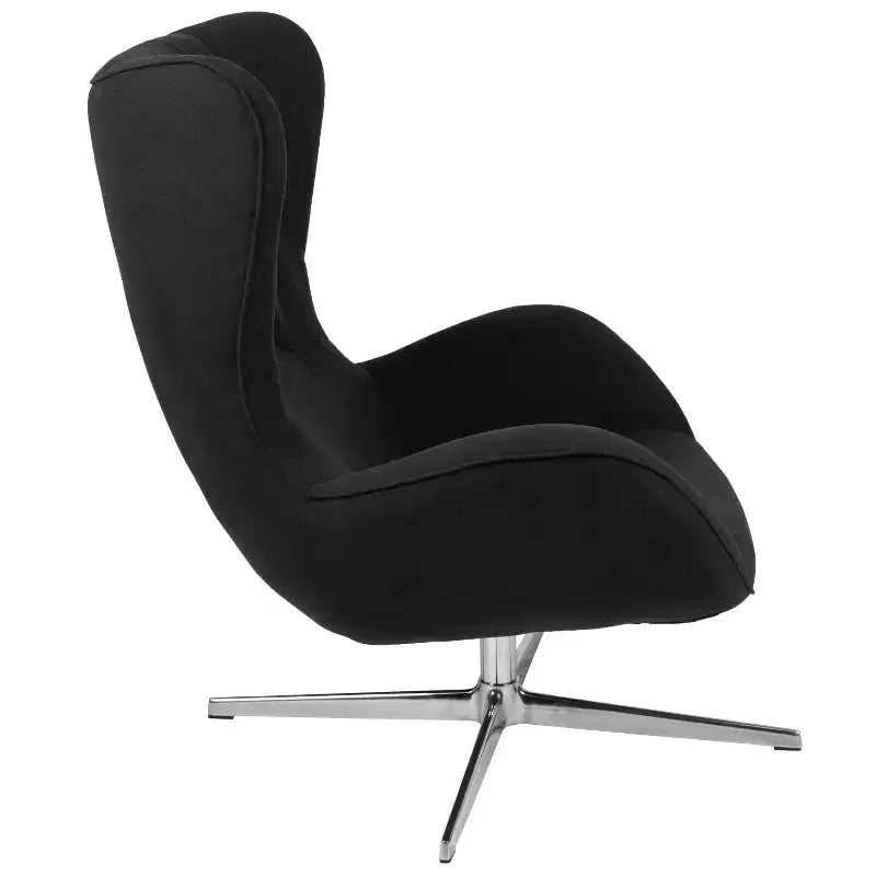 Fauteuil d'appoint rétro pivotant Emma and Oliver Home and Office