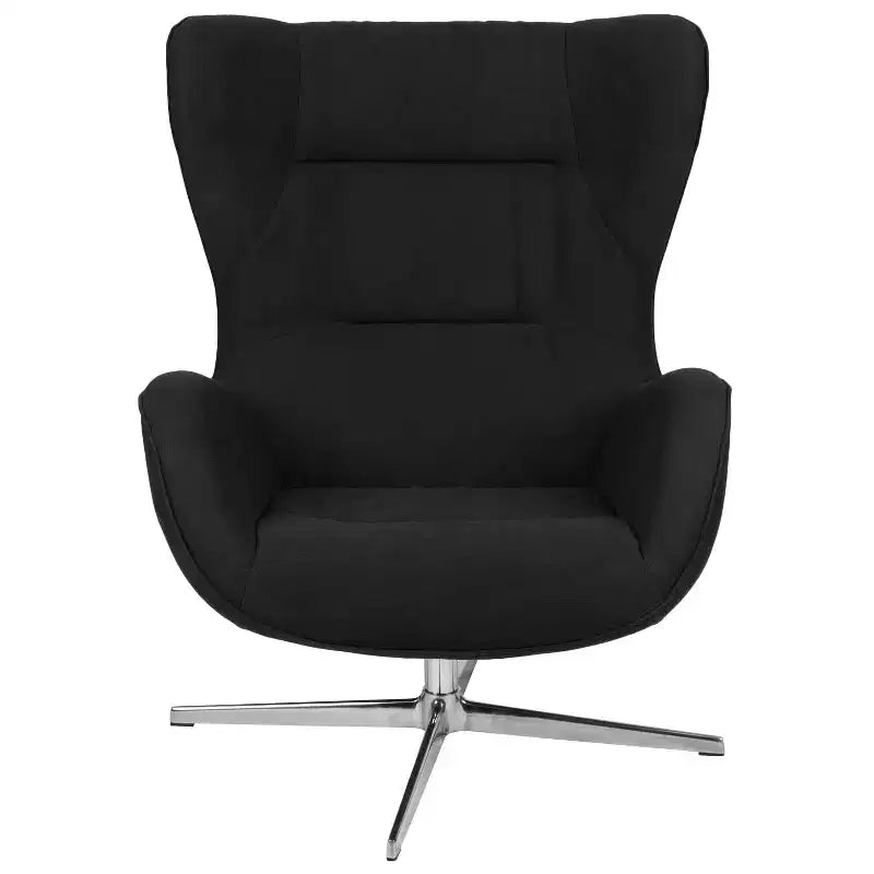 Fauteuil d'appoint rétro pivotant Emma and Oliver Home and Office