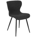 Emma and Oliver Contemporary Diamond Patterned Accent Dining Chair