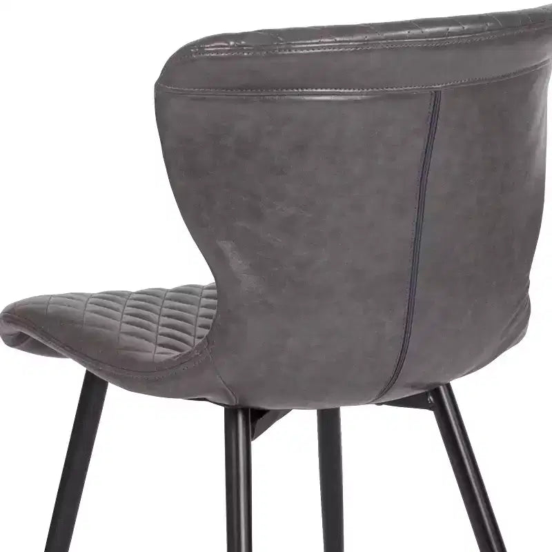 Emma and Oliver Contemporary Diamond Patterned Accent Dining Chair