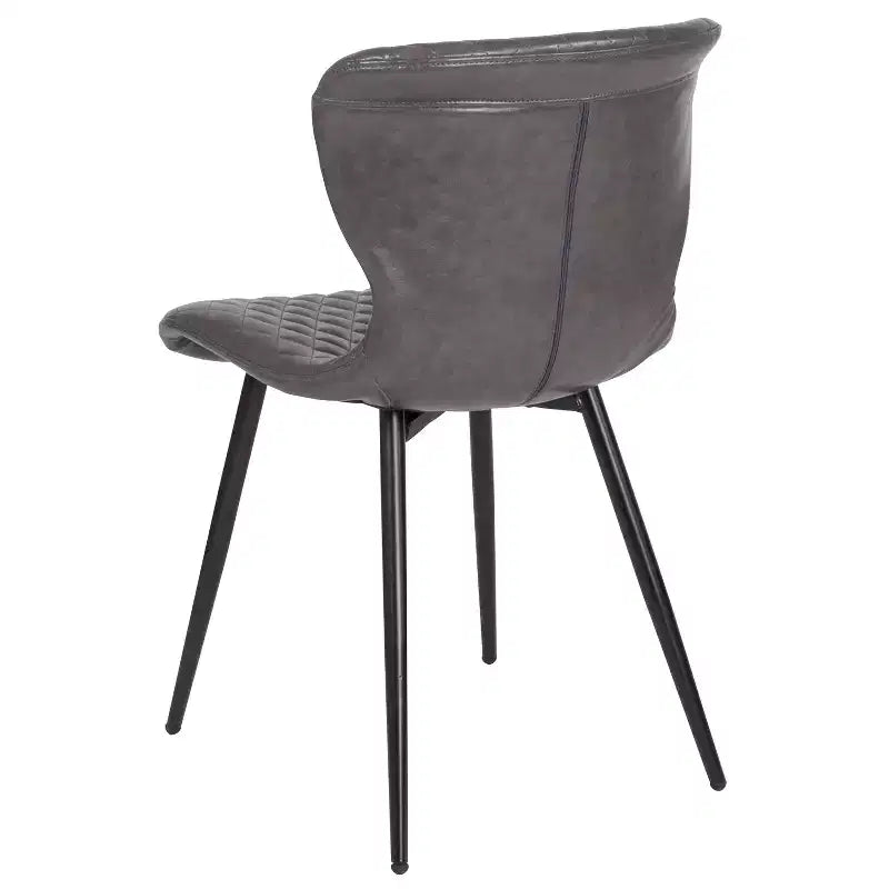 Emma and Oliver Contemporary Diamond Patterned Accent Dining Chair