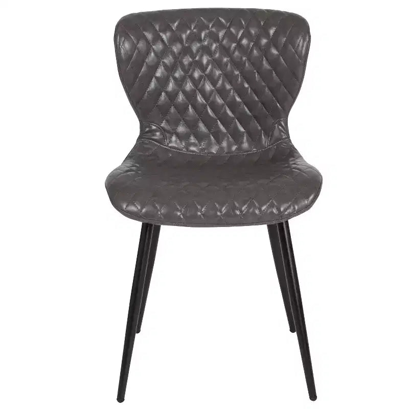 Emma and Oliver Contemporary Diamond Patterned Accent Dining Chair